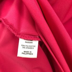 Express Tops - Express| Hot Pink Blouse Waterfall Neckline Express Tops - Express| Hot Pink Blouse Waterfall Neckline